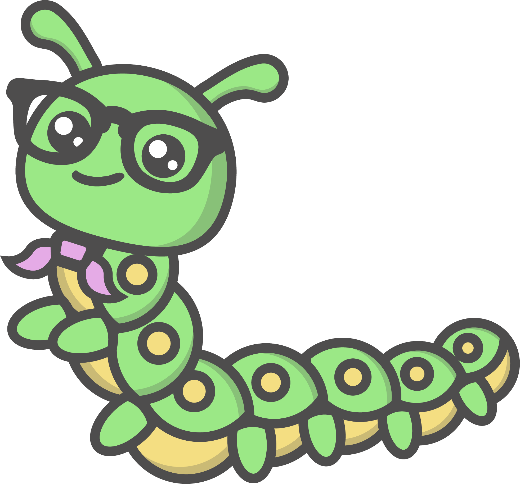 Carlos the caterpillar, who guides Toddlers and Twos